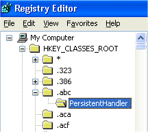 Registry snapshot